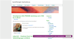 Desktop Screenshot of kunsttherapie-karlsruhe.eu